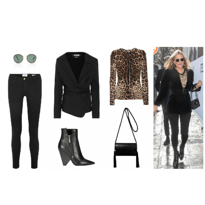 اطلالة شبابية أنيقة بالكاب على طريقة كايت