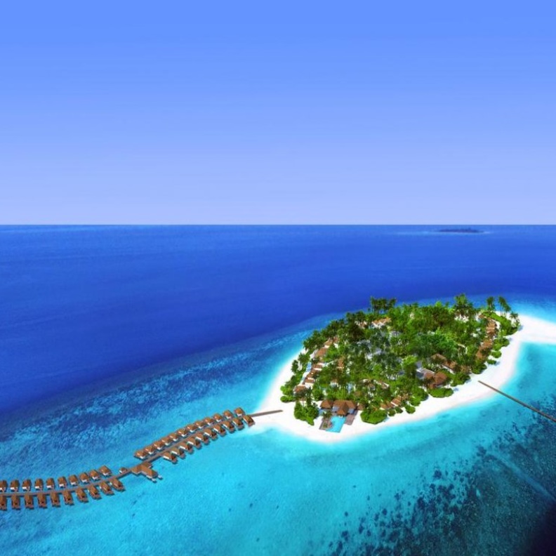 جزر المالديف الخاصة توفر الخصوصية المريحة للعرسان