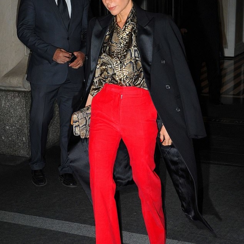 أحدث إطلالة لفيكتوريا بيكهام في نيويورك