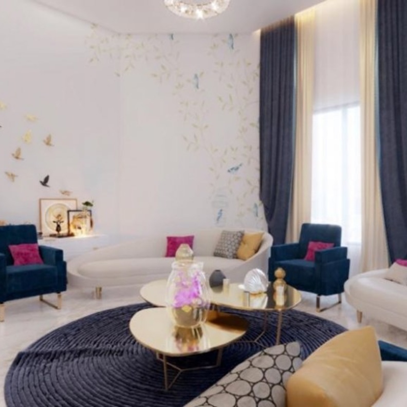 احدى تصاميم المصممه سمر الأسمري