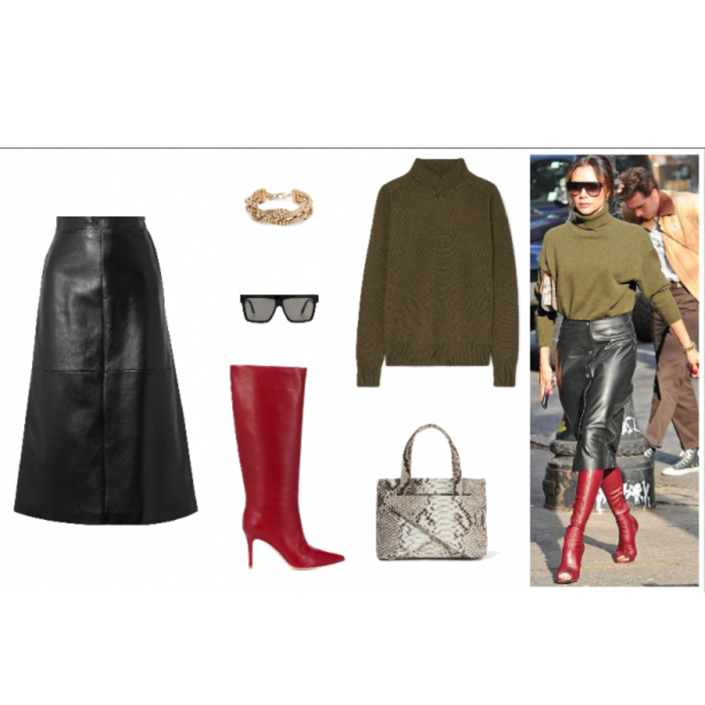  اطلالة أنيقة وراقية بالفستان الميدي بأسلوب جينيفر لوبيز