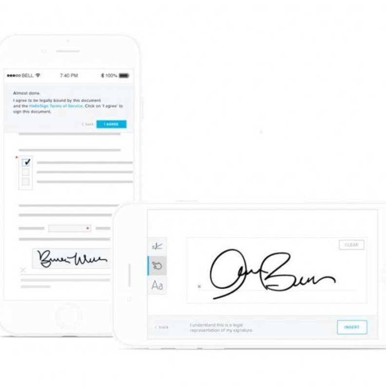 الميزة ستسمح للمستخدم بإضافة التوقيع الإلكتروني للملفات و إرسالها بشكل مباشر في وقت قصير لإنهاء التعاملات