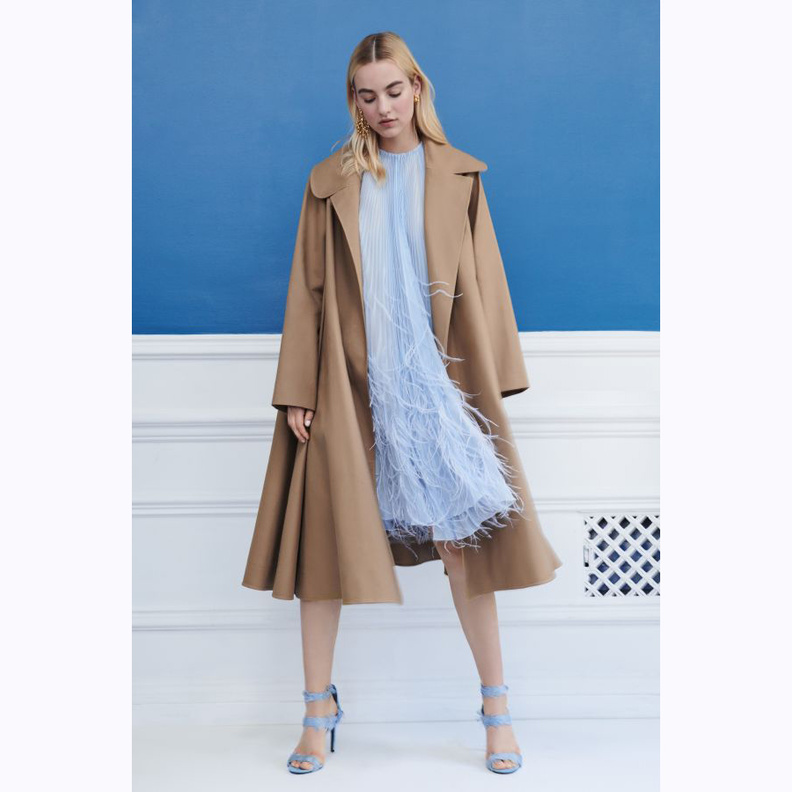 Alberta Ferretti معطف خفيف من