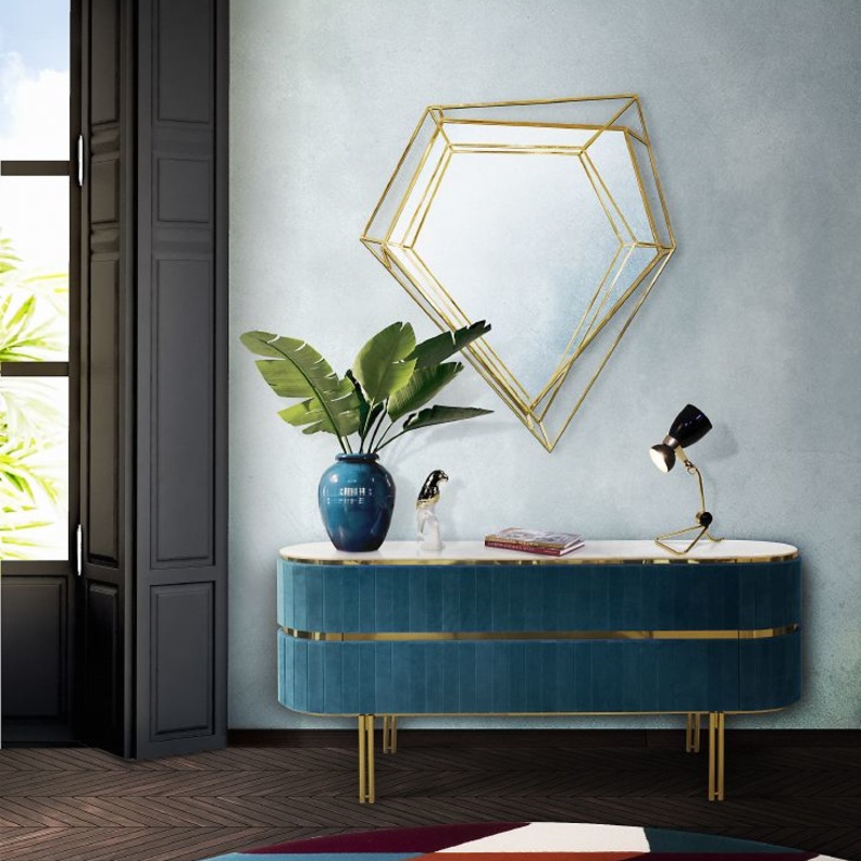 تصميم كونسول بسيط ومودرن لمنزل عصري