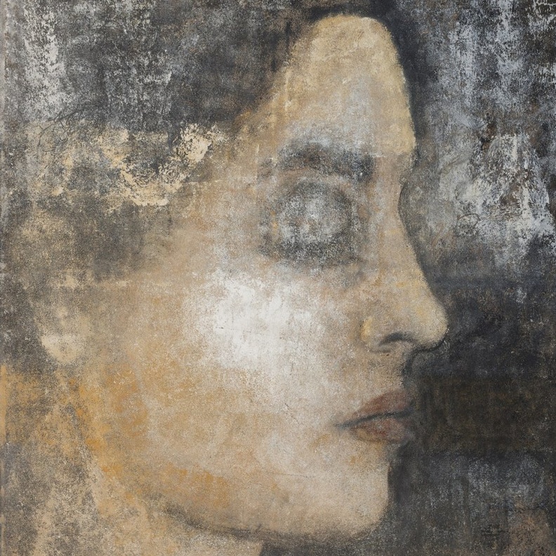 احدى لوحات التشكيلية موضي مصلح