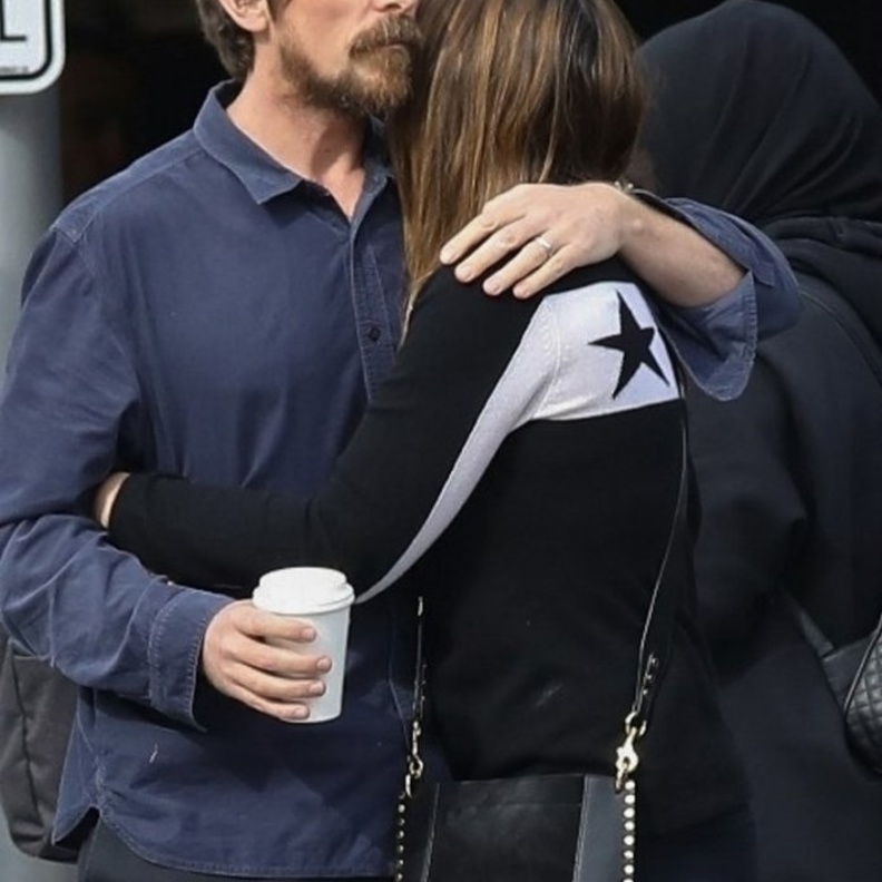 كريستيان بيل وزوجته