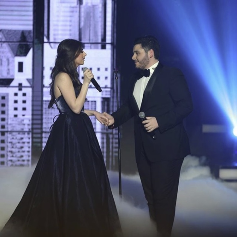 الوليد الحلاني وماريتا الحلاني يتشاركان الغناء في  Celebrity duets