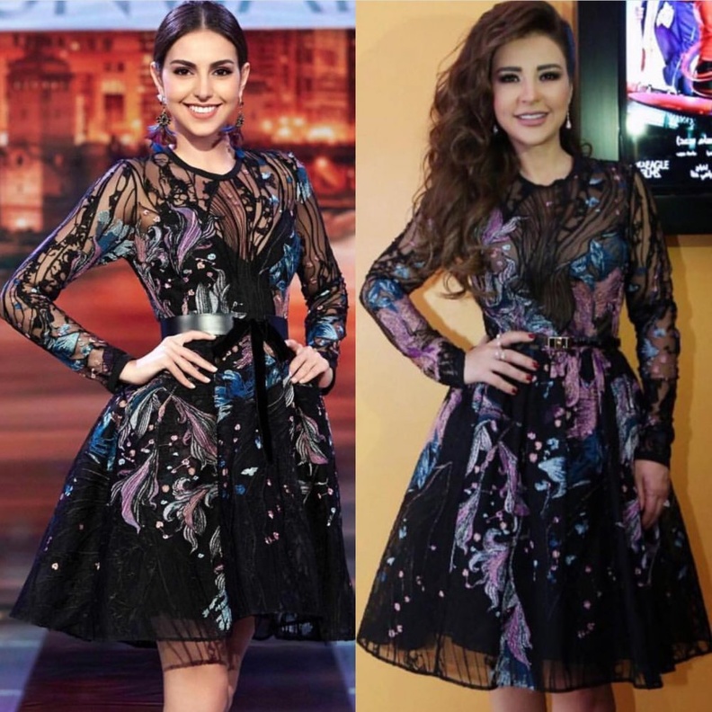  فاليري أبو شقرا وماغي بفستان إيلي صعب فمن الأجمل