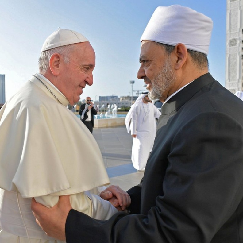 شيخ الأزهر وبابا الفاتيكان