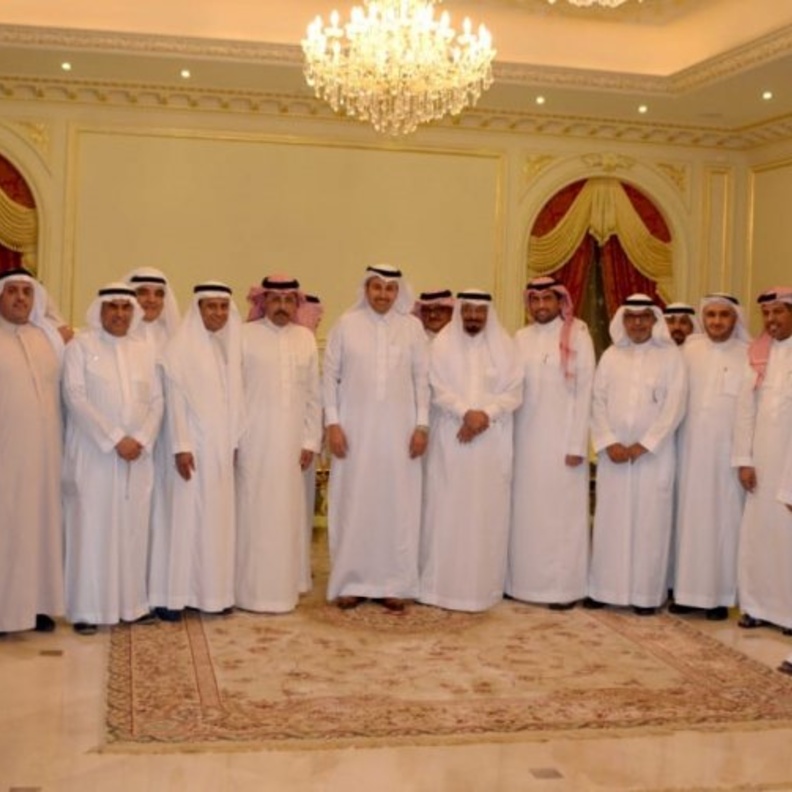 المهندس صالح الجاسر في ضيافة عبداللطيف العبداللطيف 