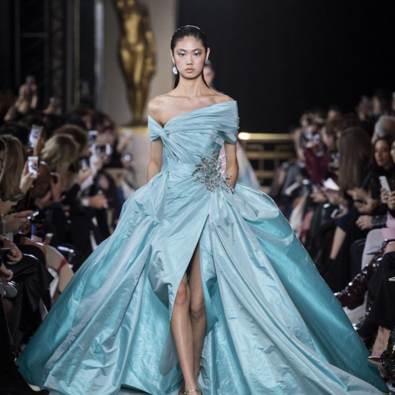 فستان ازرق فاتح من رالف اند روسو