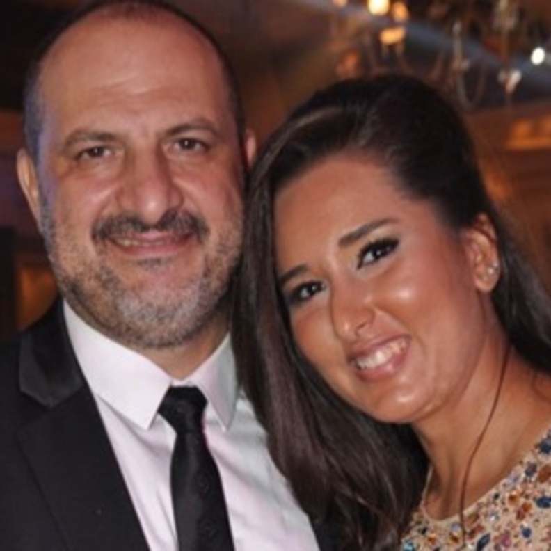 خالد الصاوي وزوجته