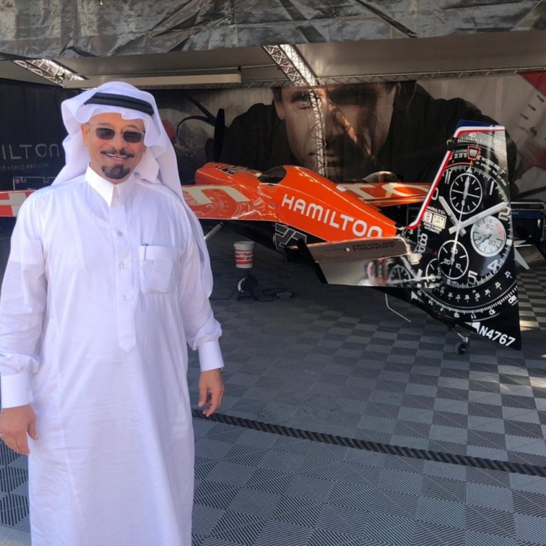 تشارك هاملتون في بطولة "ريد بول" الجوية العالمية 