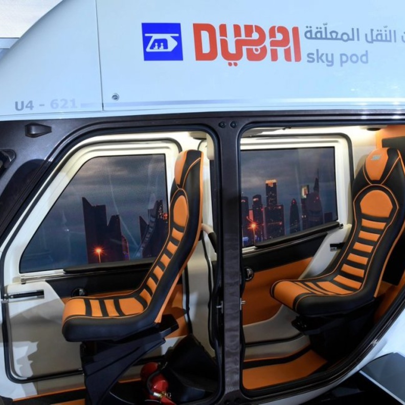 "وحدات دبي المعلقة" نظام نقل مستقبلي يتميز بكفاءة كبيرة