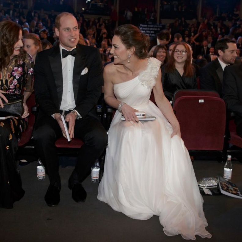  الأمير وليام وزوجته كيت ميدلتون شاركا في توزيع جوائز بافتا