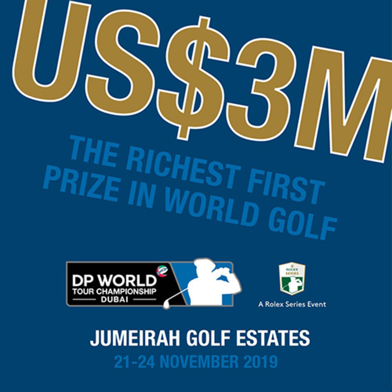 دبي تقدم أغلى جائزة للاعب فائز بلقب بطولة جولف على مستوى العالم