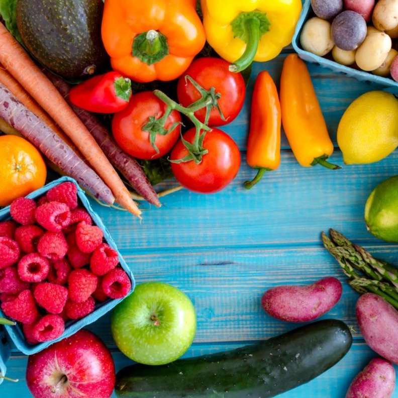 تناول الخضار و الفواكه يساعد على انقاص الوزن بصورة طبيعية و صحية