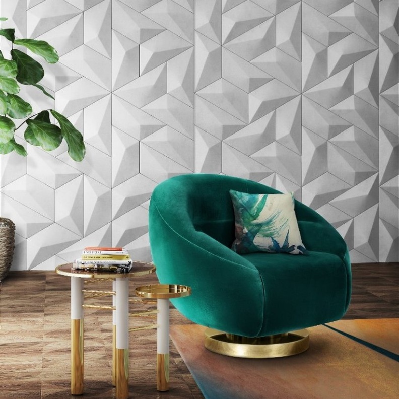 الخيزران في تصميم أثاث غرفة المعيشة