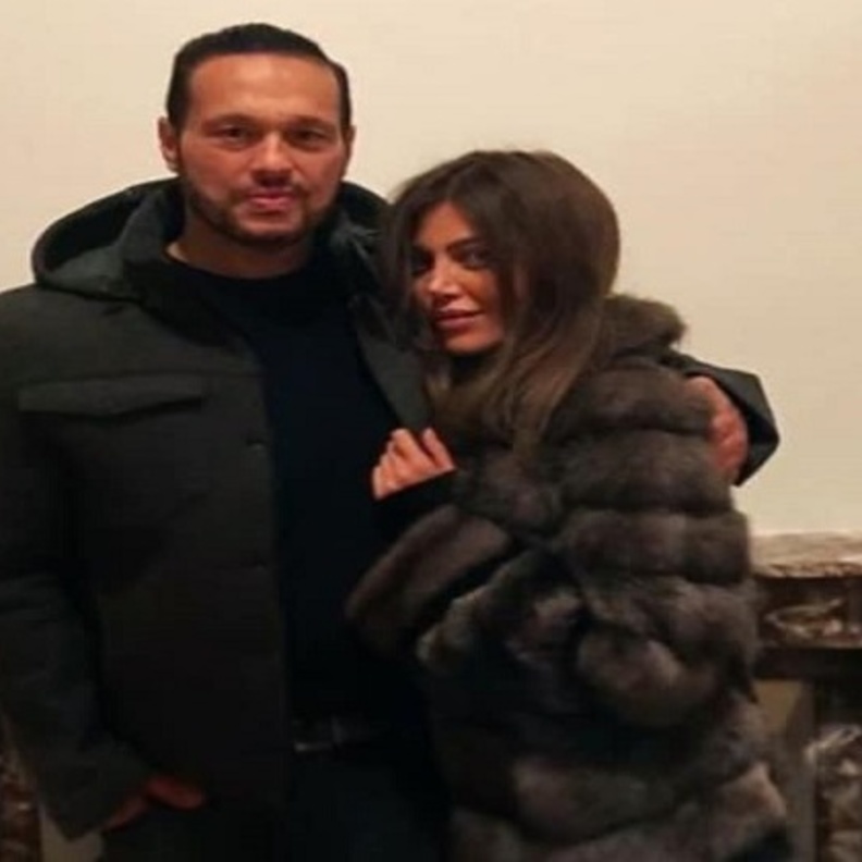 ريهام حجاج وزوجها محمد حلاوة