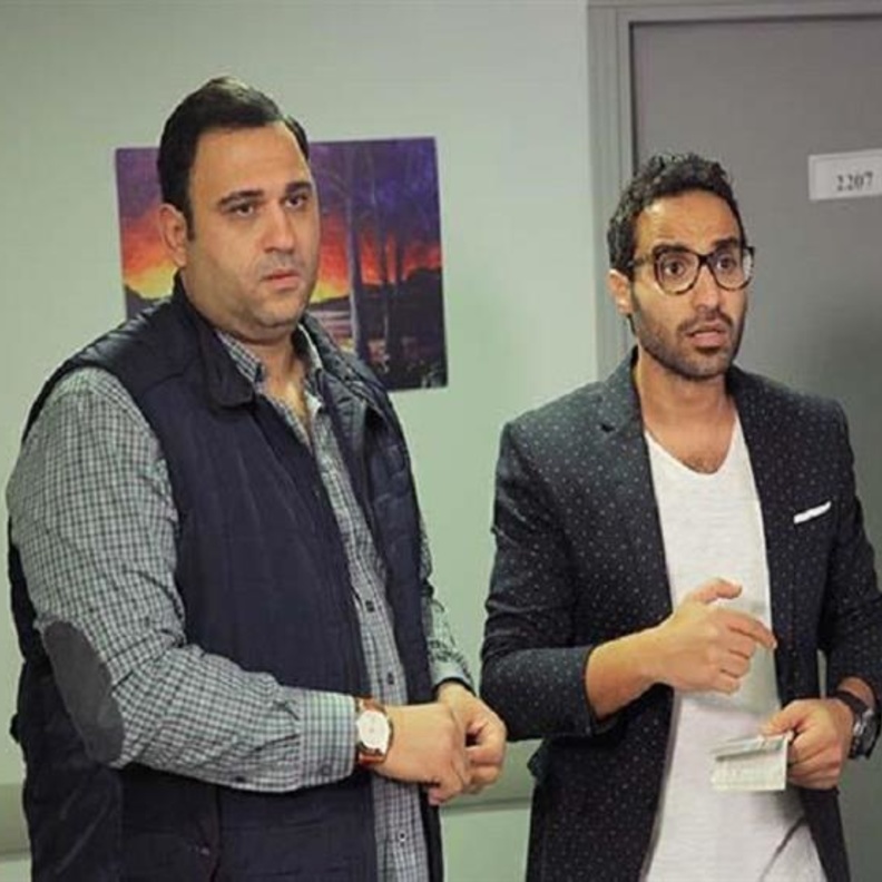 احمد فهمي واكرم حسني 