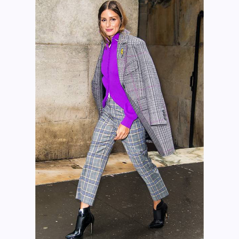 أوليفيا باليرمو ببدلة رسمية بيضاء