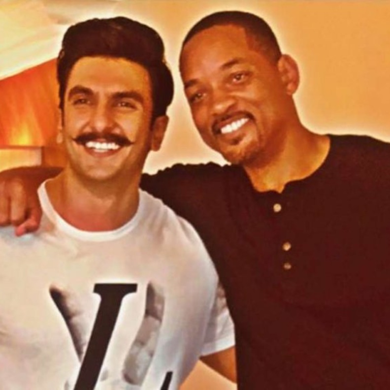 رانفير سينغ وويل سميث تقابلا العام الماضي