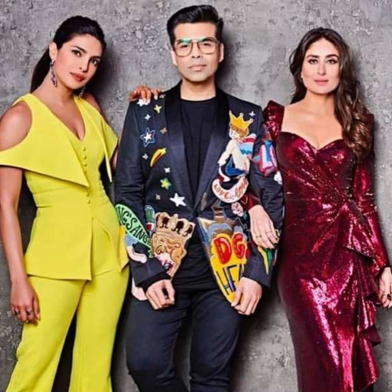 كارينا كابور وبريانكا تشوبرا مع كاران جوهر