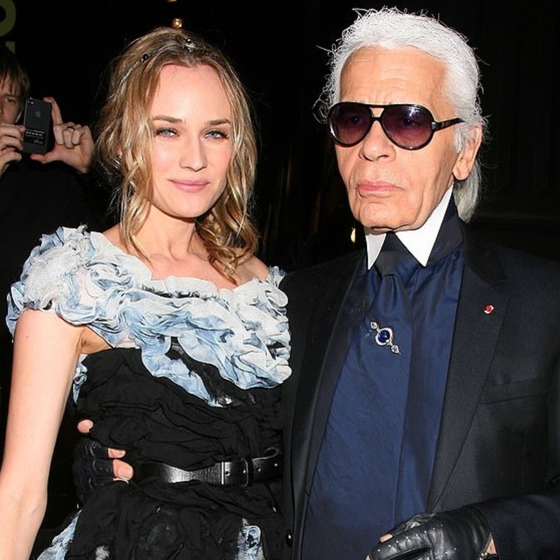 ديان كروجر وكارل لاجرفيلد