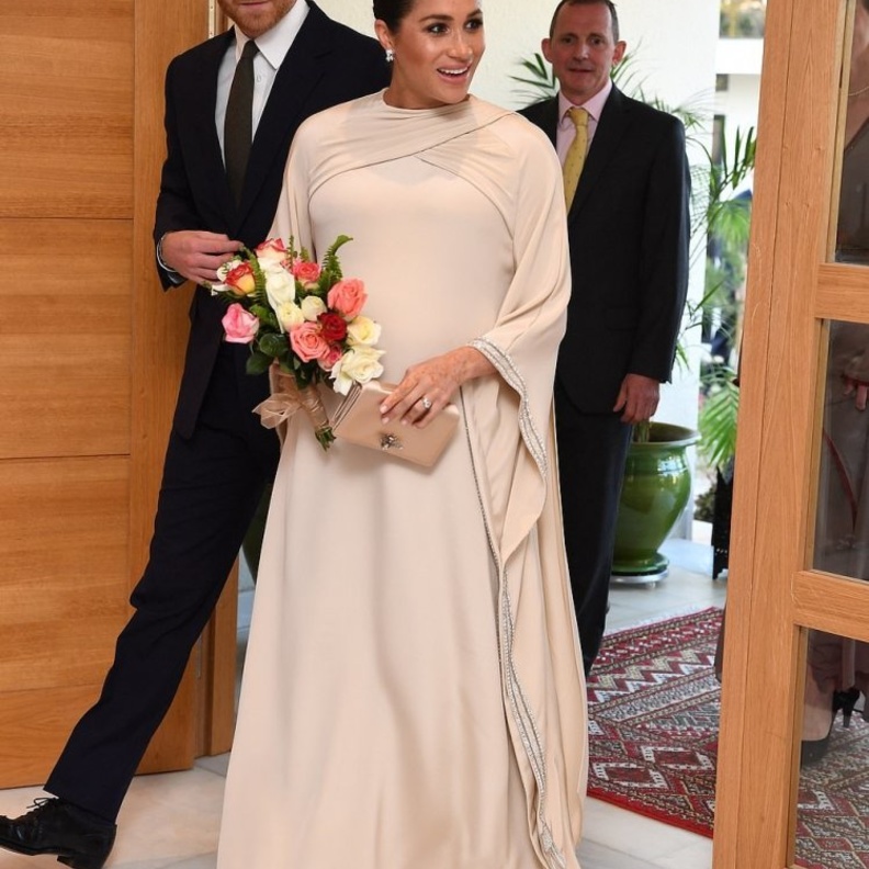 إطلالة ميغان ماركل الأخيرة في المغرب تميّزت بلونها الأحادي