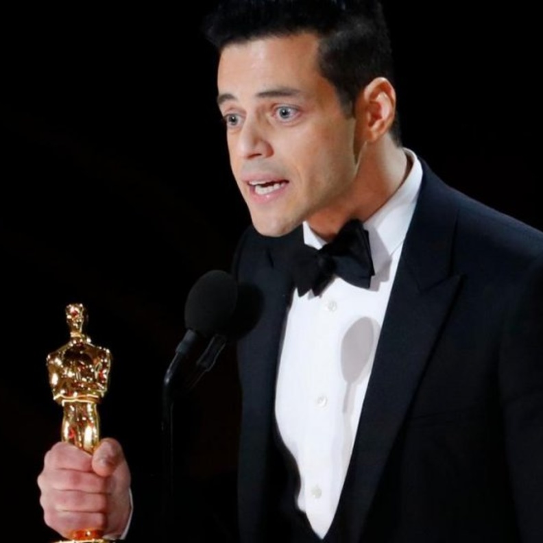 تعليق rami malek بعد فوزه بجائزة الأوسكار لأفضل ممثل عن فيلم  bohemian