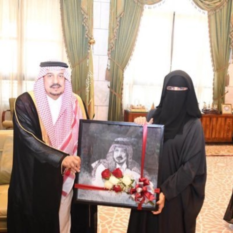 تكريم منال الأزوري من قبل صندوق المئوية