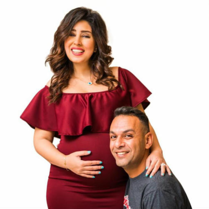 ايتن عامر وزوجها 