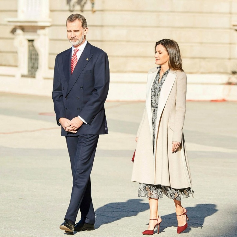 الملك فيليب السادس والملكة ليتيزيا