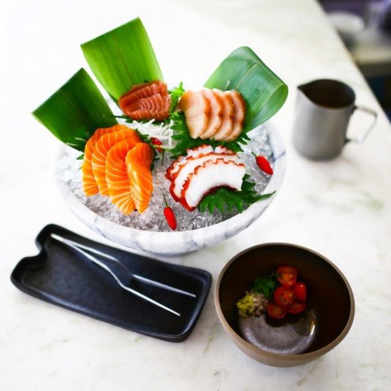 Prawn rissotto, curry