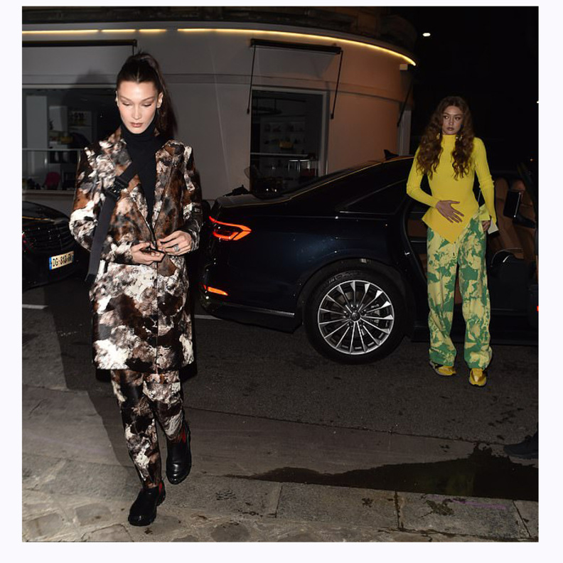 إطلالات عصرية لبيلا وجيجي من حفل شركة LVMH العالميّة