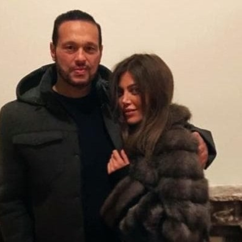 ريهام حجاج وزوجها محمد حلاوة