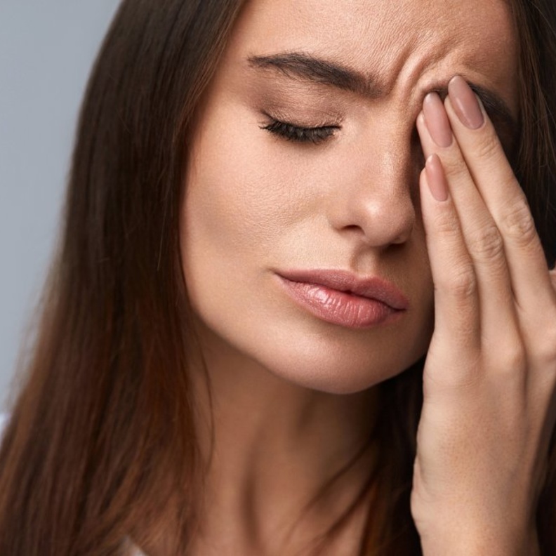 الم الوجه من اعراض الحزام الناري