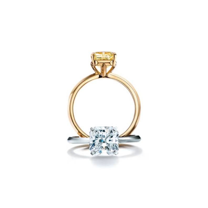 TIFFANY TRUE.. تصميم جديد لخاتم الخطوبة وأسلوب مبتكر لبرز الألماس