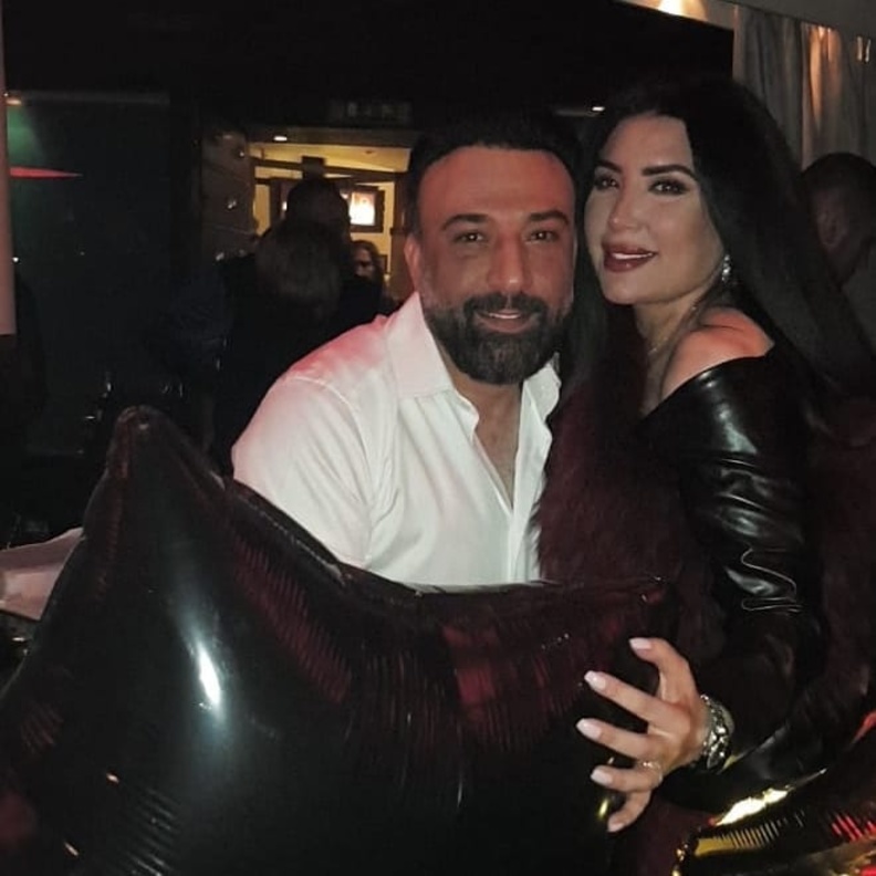 عبير صبري وزوجها 