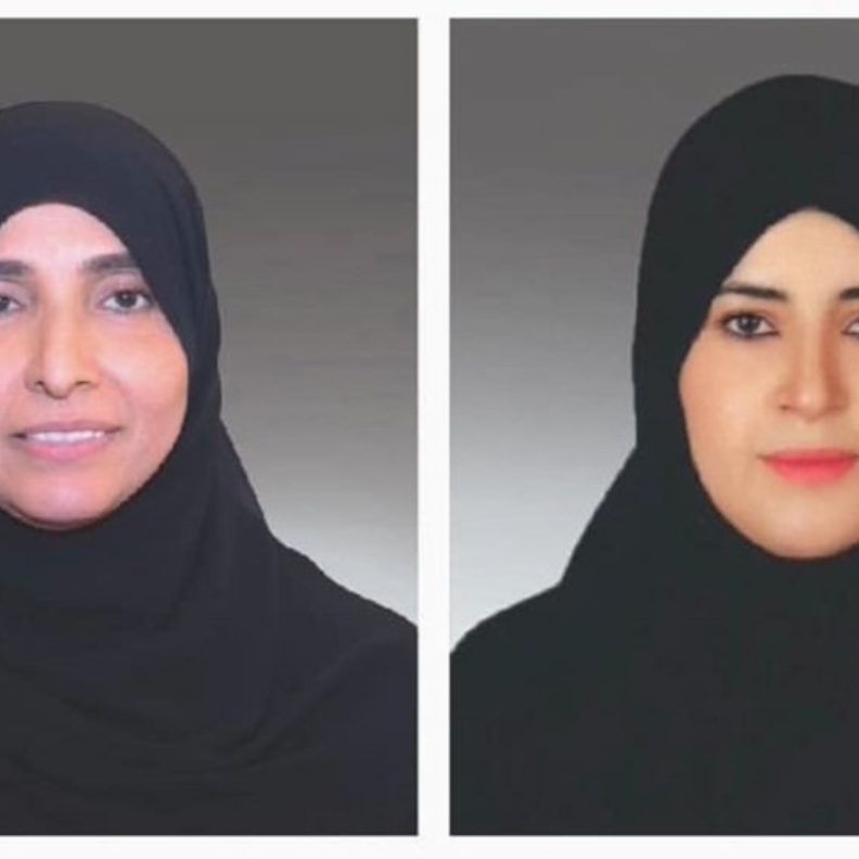 أول قاضيتن بالمحاكم الإماراتية