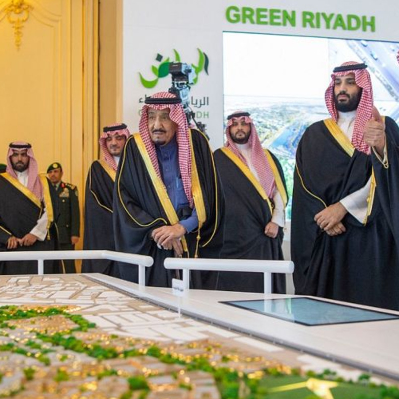 الملك سلمان يطلق مشاريع الرياض الاربعة الكبرى