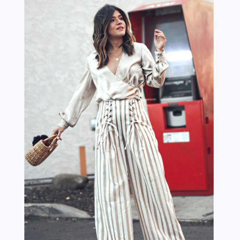 لصاحبات الستايل الكلاسيكي استوحي اطلالاتك بالسراويل البيضاء