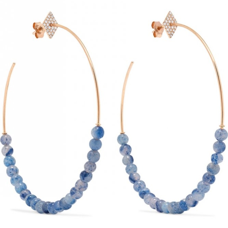 احدث اشكال أقراط ذهب من ديان كورداس Diane Kordas