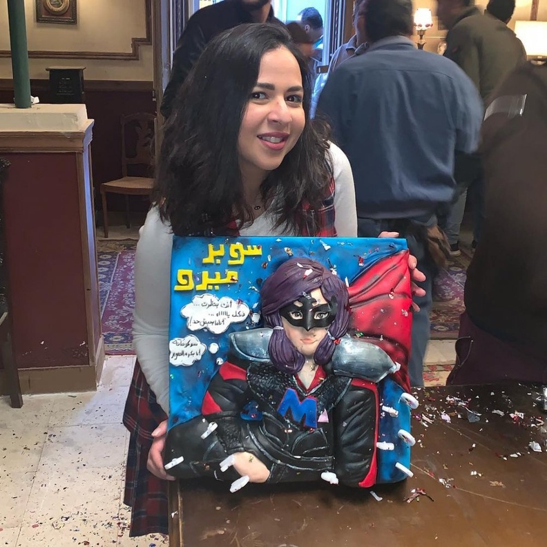 ايمي سمير غانم تحتفل بعيد ميلادها الـ32