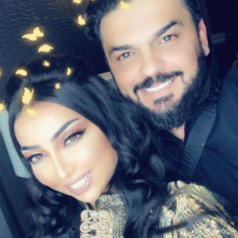 محمد الترك يحتفل بعيد ميلاد دنيا بطمة