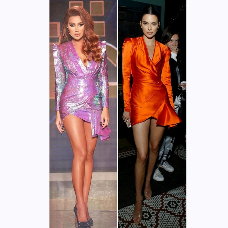 الفستانان متشابهان لأبعد حدود لمصممين مختلفين... من بدت أجمل؟