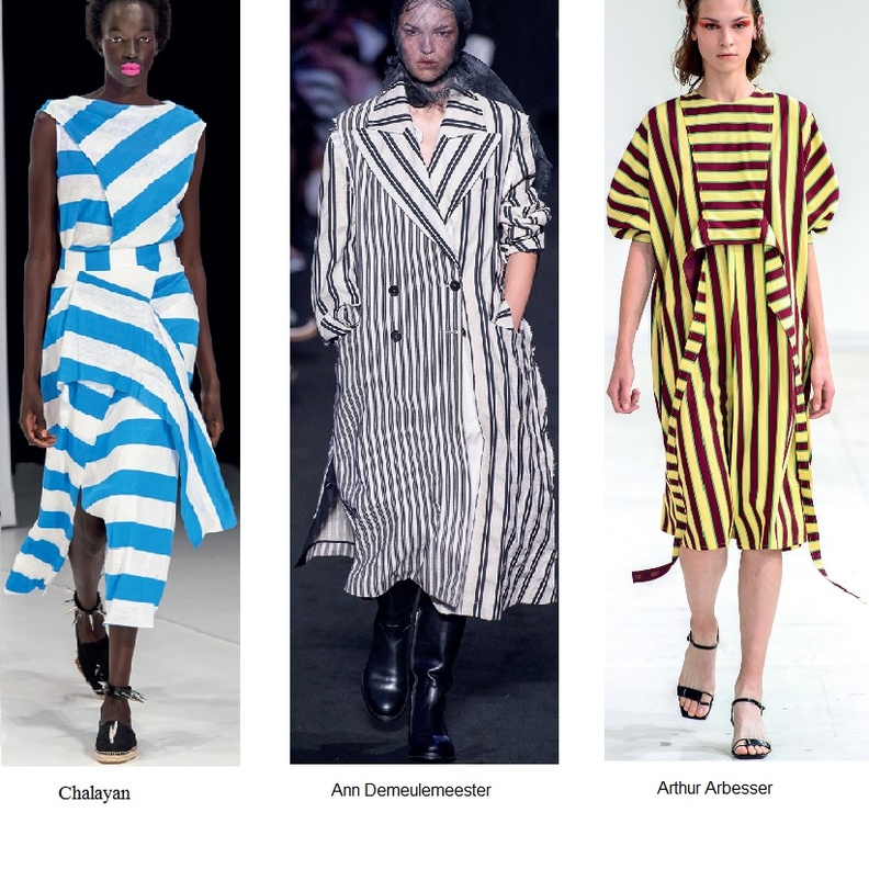  الخطوط المقلمة موضة ربيع 2019