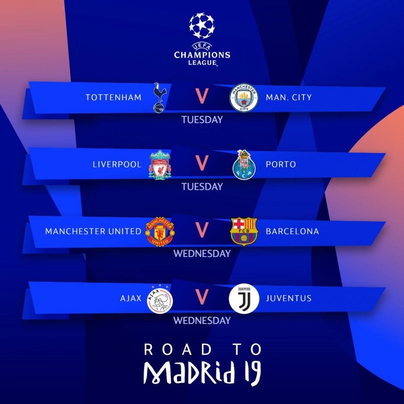 انطلاق ربع نهائي دوري أبطال أوروبا الليلة