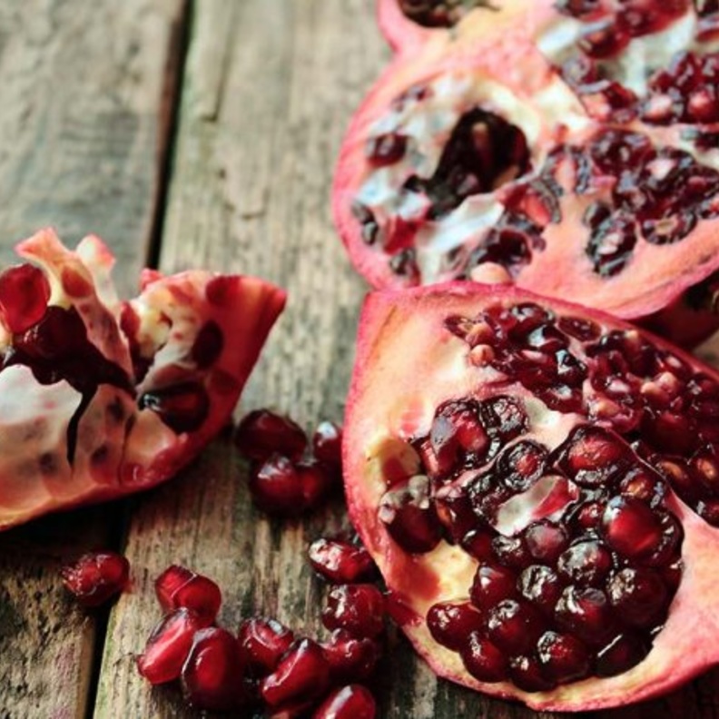 قشر الرمان يعالج التهاب الحل