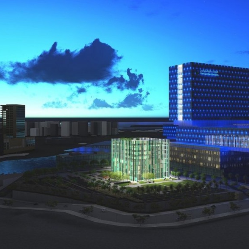  ماكيت لأول مركز متكامل لعلاج السرطان بالإمارات